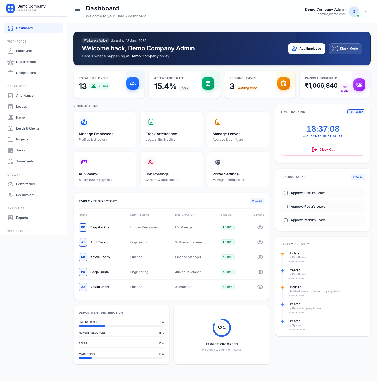 Solidrix Dashboard